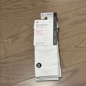 Lululemon 3 pack Daily Stride socks - Quarter Length